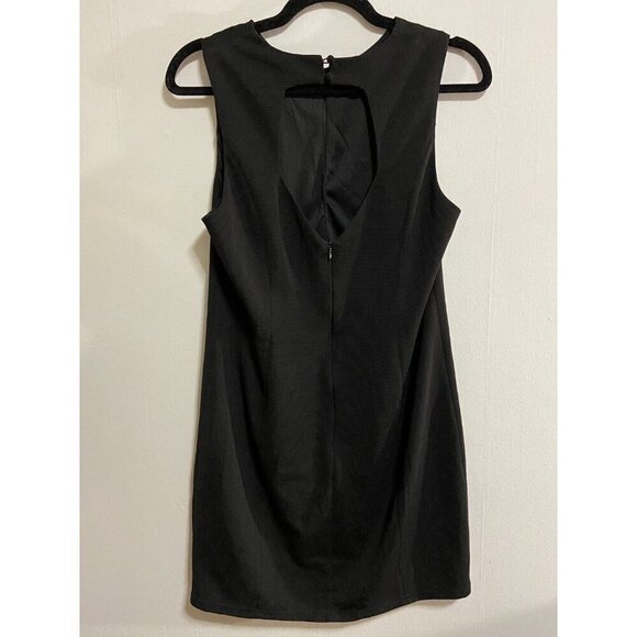 Sparkle & Fade Women's Sleeveless Black Fitted Dress Size L - Picture 4 of 13